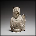 Terracotta statuette of a seated goddess, Terracotta, Cypriot
